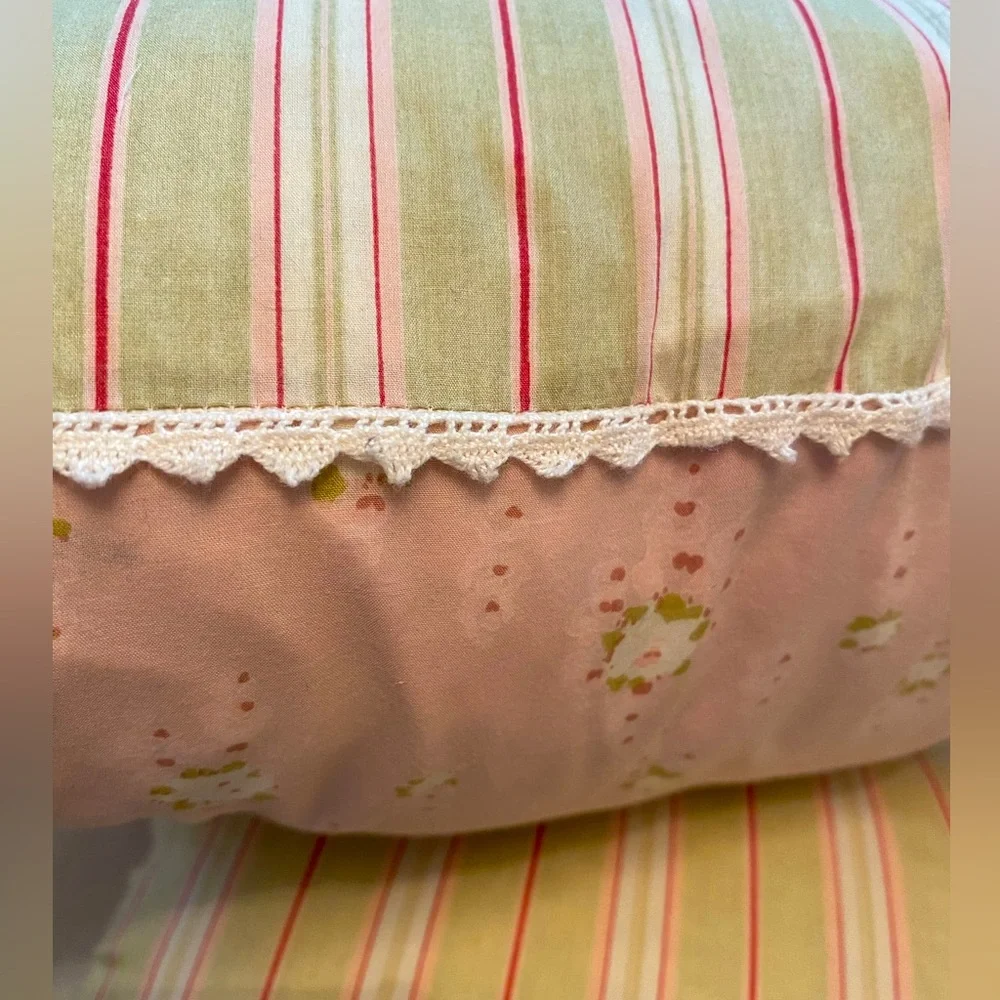Set of 2 Boutique Feather filled pillows for Nursery or Child’s room 12x16
